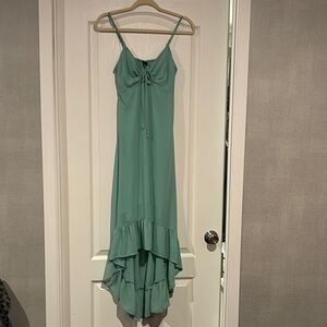 Elegant Green Maxi Dress